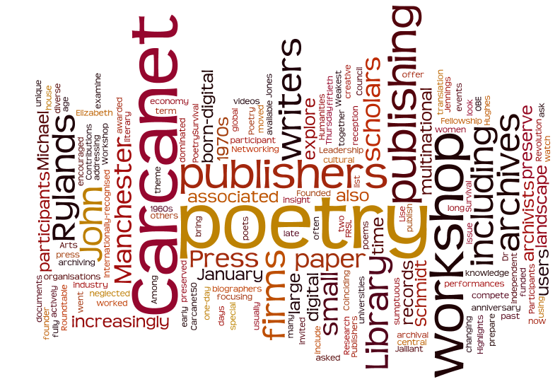 Carcanet approaching 50: Poetry Publishers, Archives and the Digital Revolution